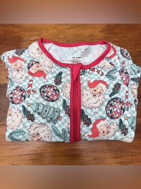 Santa 12/18 bamboo zippy